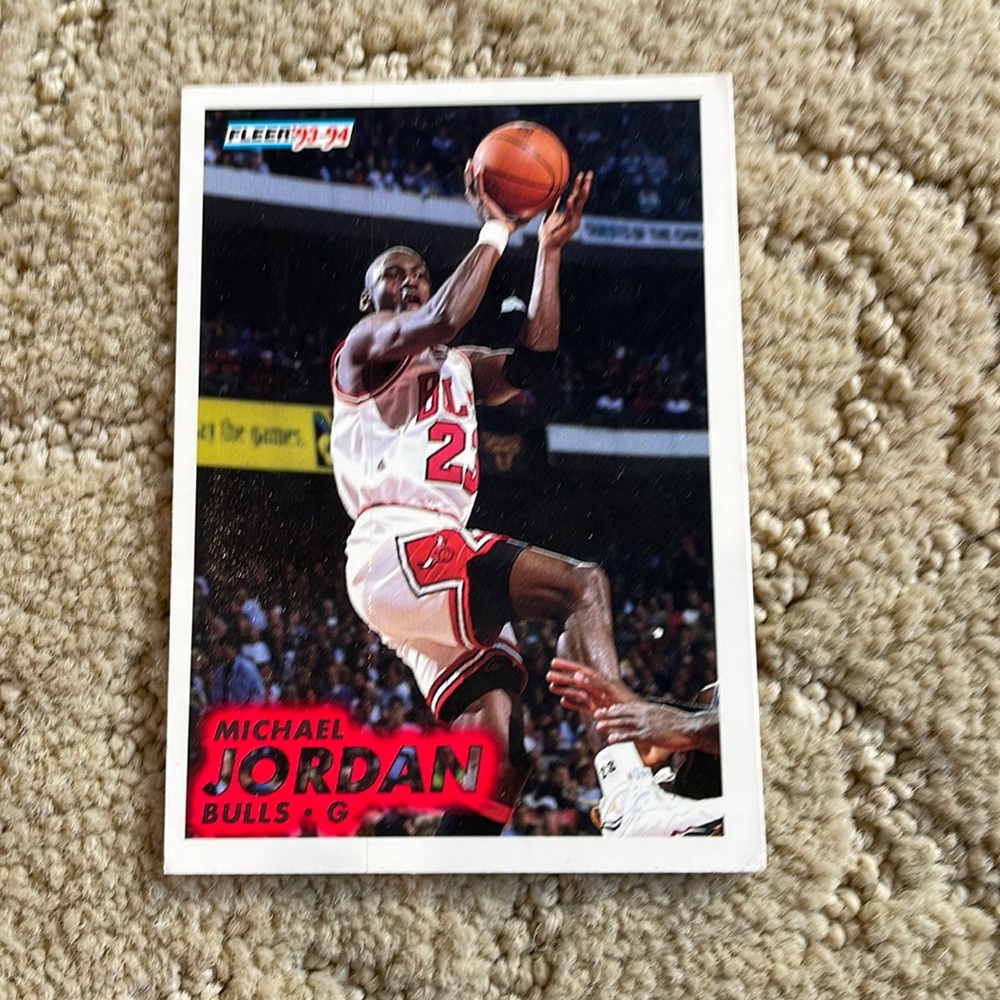 Michael Jordan Fleer 1993-94 card